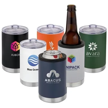 Image of 12 Promotional 12 oz Urban Peak Bedrock Trail Vacuum Can Cooler - ...