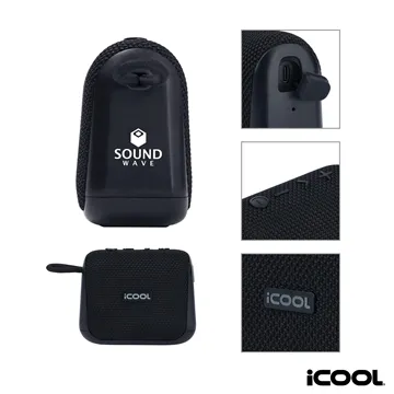 12 Custom iCOOL Brock IP67 5W Wireless Speaker