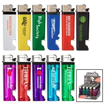 Image of 300 Customized Standard Lighter w/Bottle Opener - Child Resistant ...