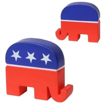 Image of 100 Customized Republican Elephant - Stress Reliever - ...