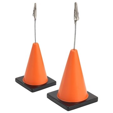 Image of 100 Promotional Construction Cone Memo Holder - Stress Reliever - ...