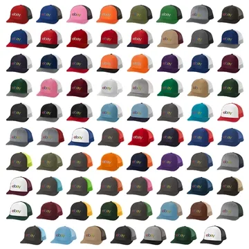 36 Custom Richardson 112 Trucker Snapback - Cotton Polyester Blend