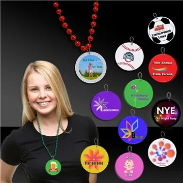 Image of 204 Custom Golf Ball Plastic Medallion Badges