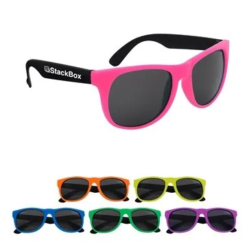 Image of 100 Custom Kapowski Rubberized Sunglasses - UV400 Protection
