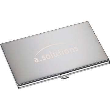 Traverse Business Card Holder - Stainless Steel & Mirror Finish