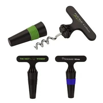 Image of 125 Promotional Pica Bottle Opener Wine Stopper - Dual Function
