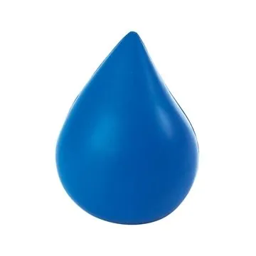 Image of 200 Custom Water Drop Shape Stress Ball - Polyurethane Foam
