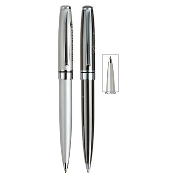 Image of 25 Promotional Estrella Ballpoint Pen - Brass & Chrome