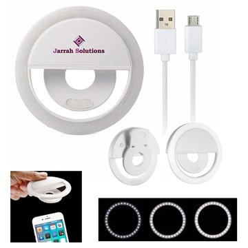Image of 50 Custom Online Meeting Adjustable Ring Light - Rechargeable & ...