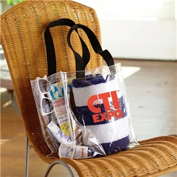Image of 100 Promotional The Fan Stadium Tote - NFL Approved & Clear PVC