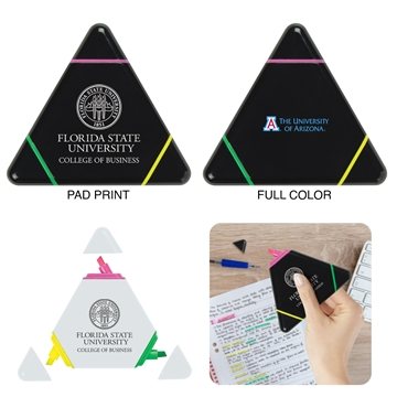 Image of 500 Promotional Tri-Color Highlighter - Chisel Tip