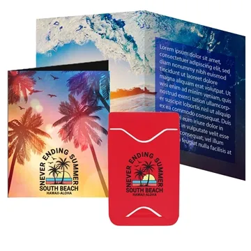 Image of 150 Promotional Plastic Smart Wallet - 3 Card Capacity