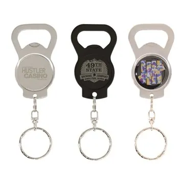 Image of 100 Customized The Epcot Bottle Opener Keyring - Stainless Steel
