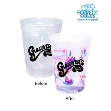 Mood™ 12 oz. Rainbow Confetti Cup - Color Changing & Dishwasher Safe