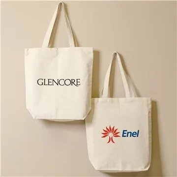 Image of 150 Custom 14"x17" Cotton Tote Bag with Gusset - 140GSM