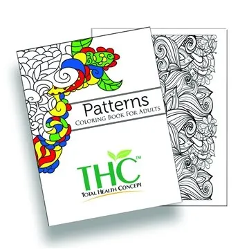 Image of 100 Customized Coloring Book For Adults with Stock Designs - ...