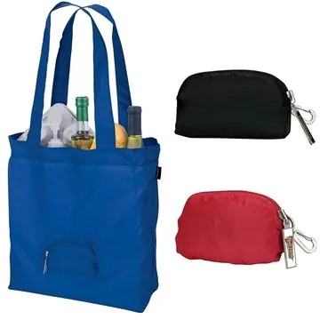 Image of 50 Customized Compatto Foldable Tote - Convertible