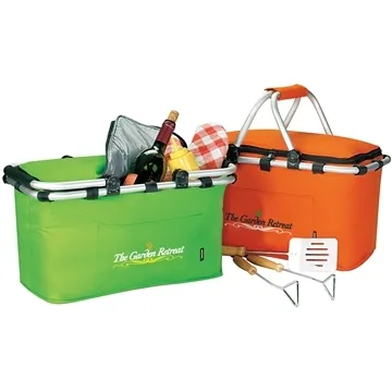 Koozie Insulated Collapsible Picnic Basket