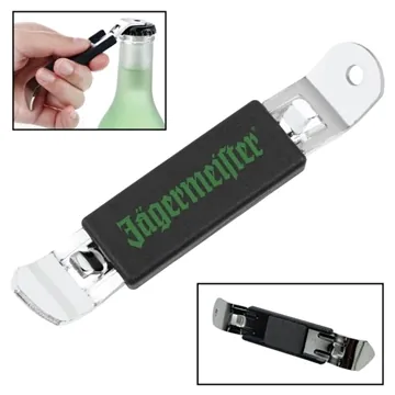 Magnetic Church Key Bottle Opener Can Tapper - Stainless Steel & Magnetic