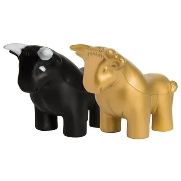 Image of 150 Custom Bull Stress Reliever - Gold