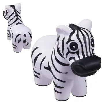 Image of 100 Customized Zebra - Stress Reliever - Polyurethane