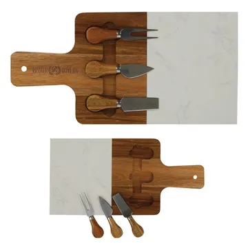 Domenico 4-Piece Cheese Set