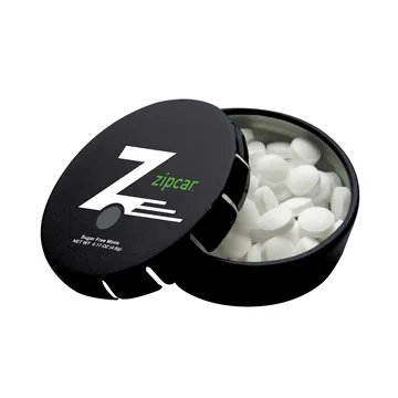 Image of 150 Customized Mini Tek Klick Mint Tin - Sugar Free