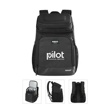 10 Custom Igloo MaxCold Evergreen 18-Can rPET Cooler Backpack - ...