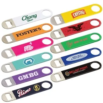 Image of 100 Promotional Vinyl Wrapped Paddle Style Bottle Opener - ...