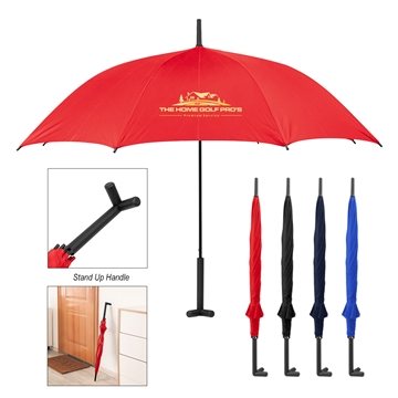 Image of 48 Customized 46" Arc Umbrella With Prop Stand - Auto Open