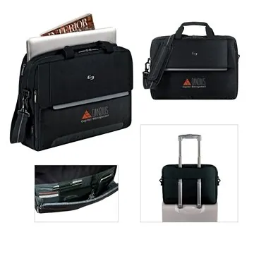 Image of 3 Customized Solo NY Chrysler Briefcase - Laptop Compatible & File ...