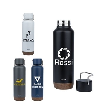 Perka® Cabrillo 24 oz Double Wall, Stainless Steel Water Bottle - Temperature Control & Copper Lined