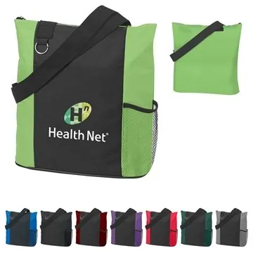 Image of 25 Promotional Fun Tote Bag - 600D Polyester & Zippered