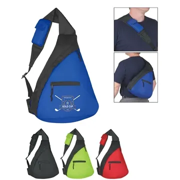 Customized Budget Sling Backpack 210D
