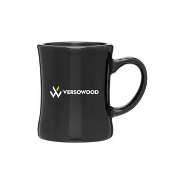 Image of 48 Customized 14 oz Luna Mug - Black - Microwave Safe