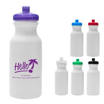 Image of 200 Custom 20 oz Hydration Water Bottle - Recycled Material & USA ...