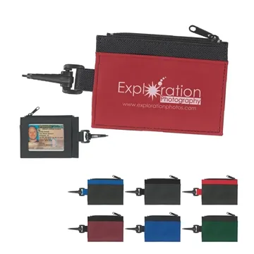 Image of 100 Promotional ID Holder - Zippered