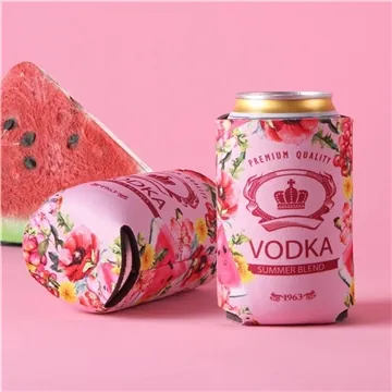 Image of 250 Customized Full Color Cool-Apsible Can Cooler - Foam Insulated ...