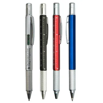 Image of 150 Customized Multi Tool Pen with Level - Ruler & Screwdriver