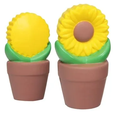 Image of 100 Promotional Sunflower In Pot Stress Reliever