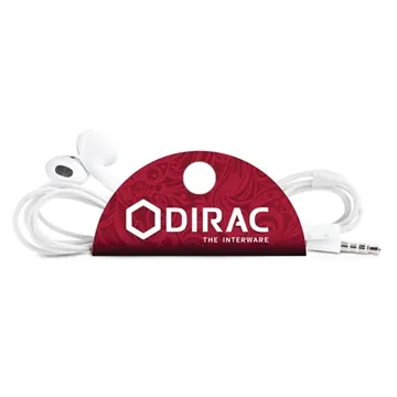 Image of 250 Customized Full Color 4" Round Tech Taco Cord Organizer - ...