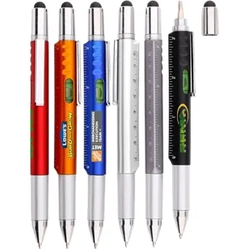 Image of 125 Custom LOCUS - 5-IN-1 BALLPOINT PEN - Multitool & Stylus