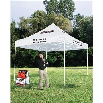 Image of 1 Customized 10' Standard Tent Kit (Full-Color Imprint, 4 ...