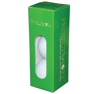 Image of 250 Custom Golf Ball Sleeve - Paper Products - Recyclable & High ...