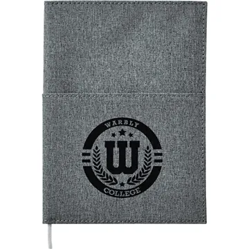 Image of 150 Promotional 5" x 7" Canvas Pocket Refillable Notebook - ...