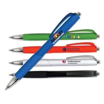 Image of 250 Promotional ERGO II Grip Pen Full Color Digital - Rubber Grip