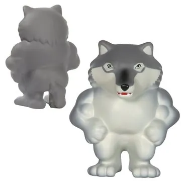 Image of 100 Customized Wolf Mascot - Stress Reliever