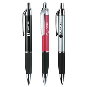 Image of 250 Customized Daria Ballpoint Pen - Metallic & Rubber Grip