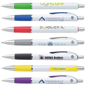 Image of 300 Customized Souvenir Image Grip Pen - Rubber Grip
