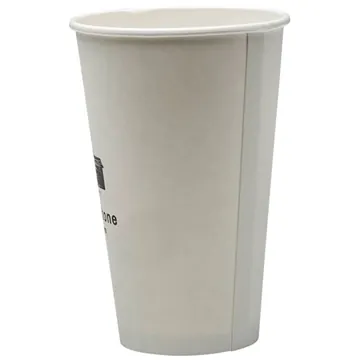 Image of 100 Custom 16 oz Paper Cup - USA Made & BPA Free